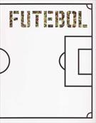 FUTEBOL: DESENHO SOBRE FUNDO VERDE